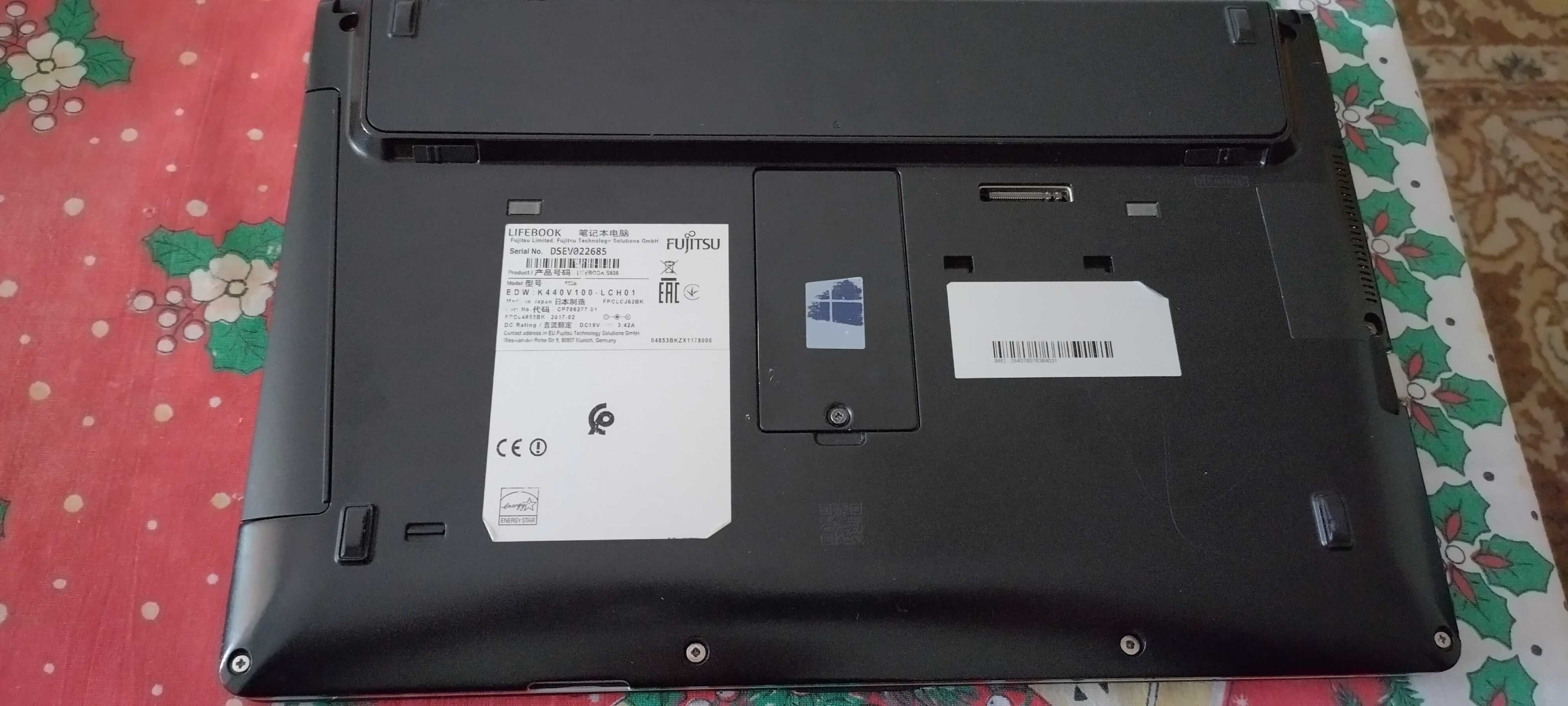 Лаптоп  Fujitsu s936, i5-6200U, touch