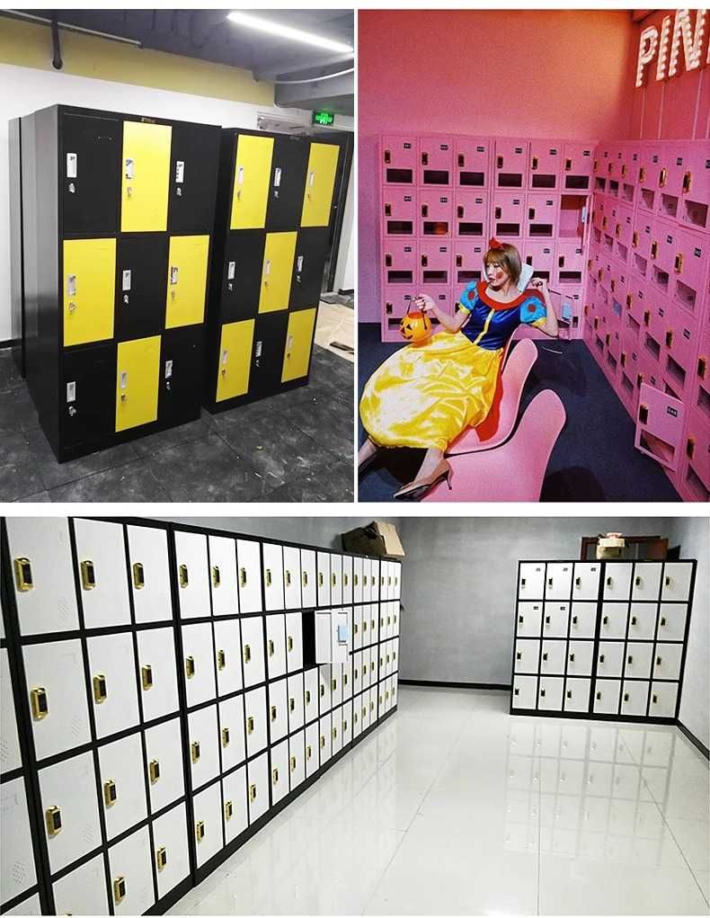 Metall shkaf razdevalka uchun – 1 dan 5 gacha bo‘limli