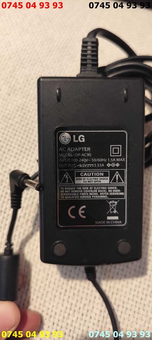 alimentator incarcator LG 9.5v 3.33A mufa subtire rotunda
