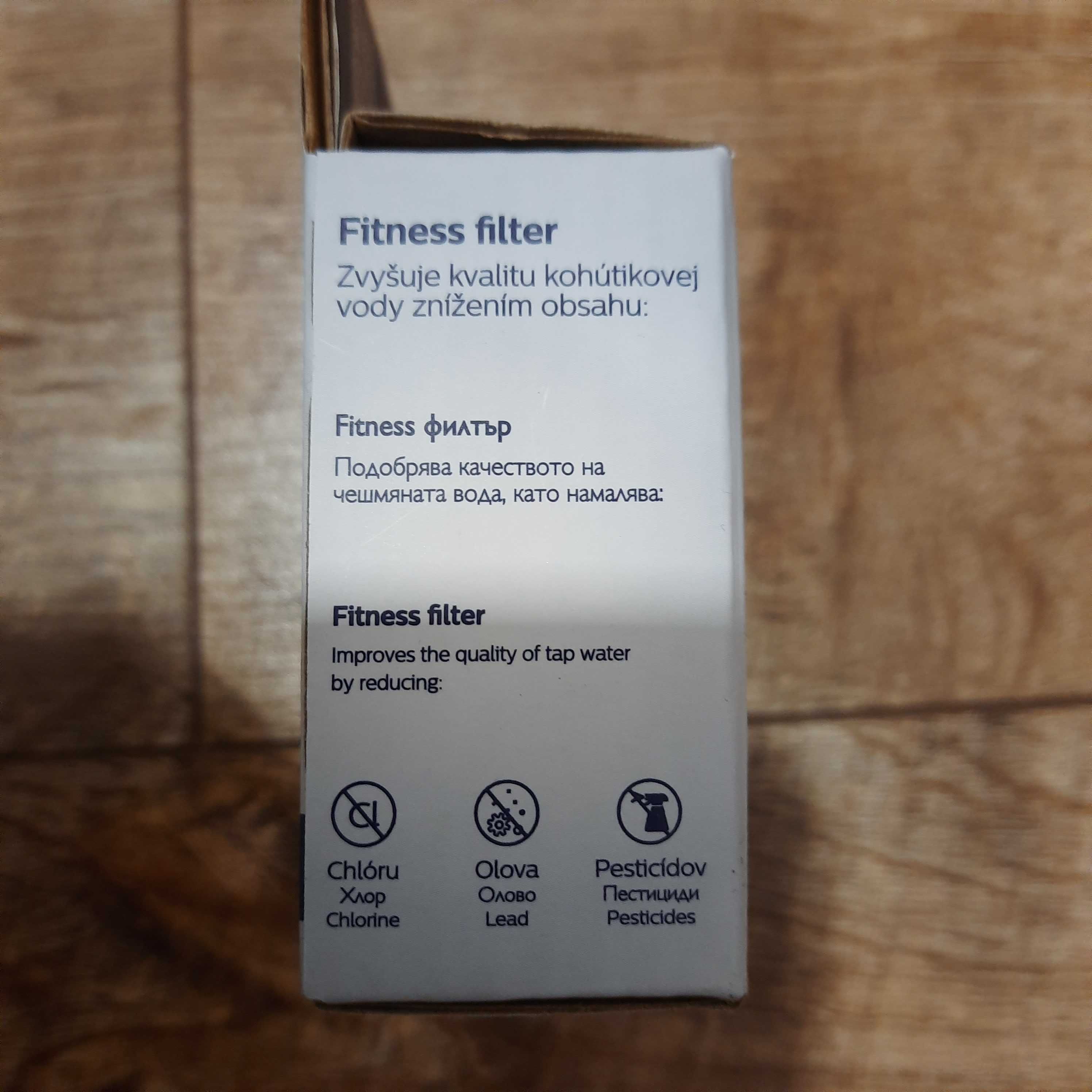 Нов комплект 3 бр. филтър за бутилка Philips GoZero Active Fitness