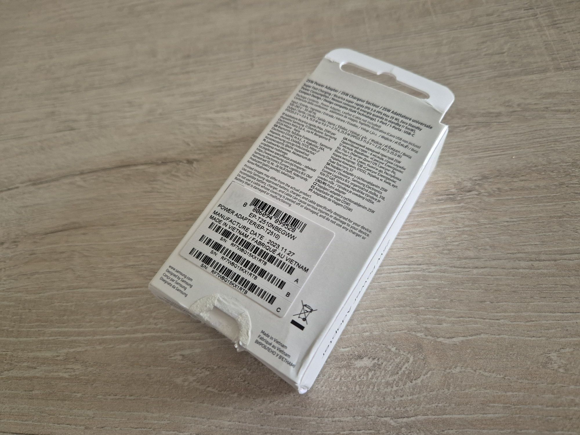 Продаётся зарядка 25w Samsung, оригинал