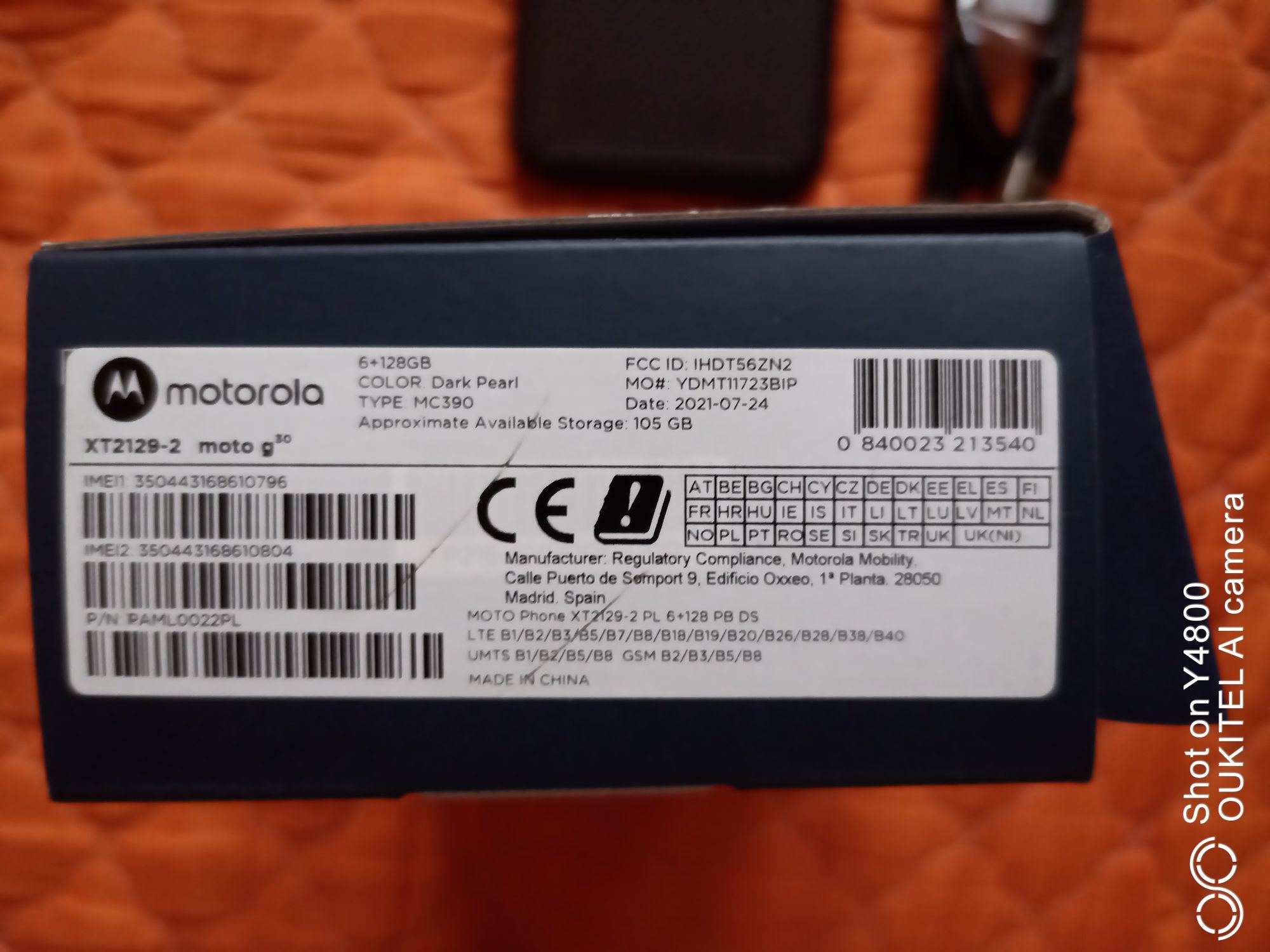 telefon Motorola moto g30