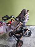Cărucior 3 în 1 Baby Care PRO 530, cu scoică auto și landou