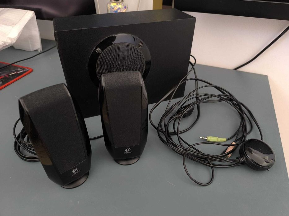 Boxe Logitech 2.1 S220, negru