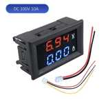 Voltmetru Ampermetru  de panou LED Digital 0-100V 0-10A