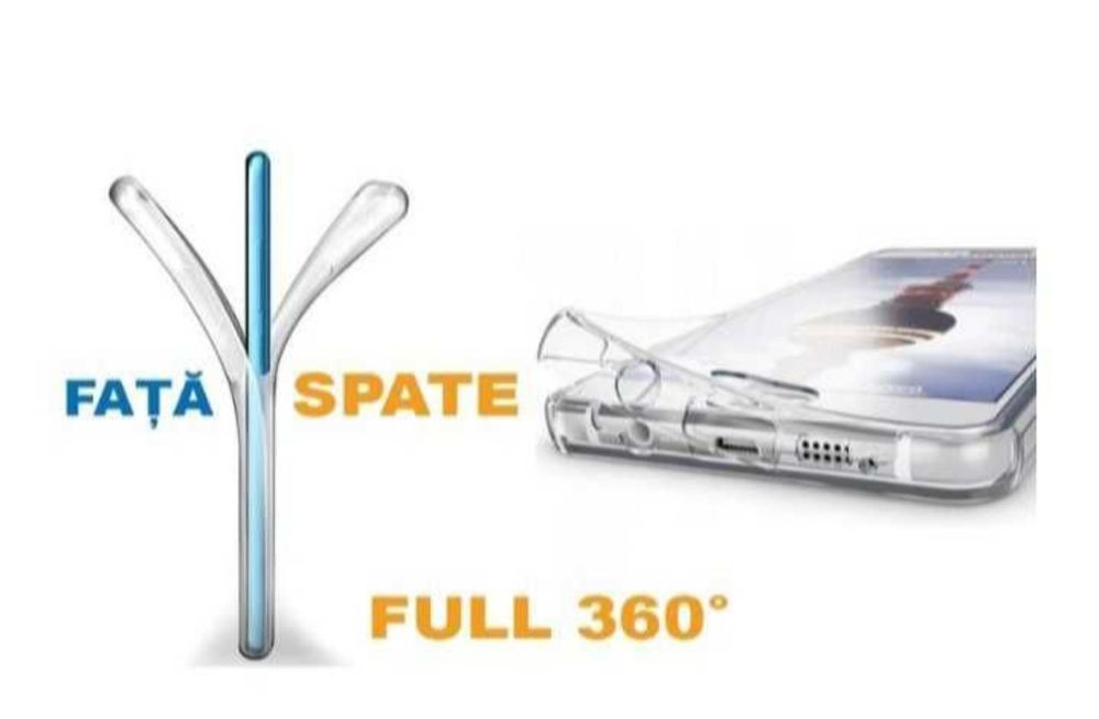 Vând Huse Full Transparente 360 pentru Samsung Galaxy A24 4G și A25 5G