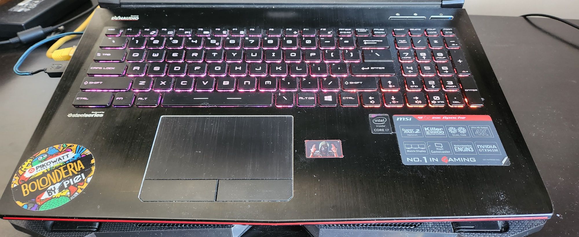 Msi ge62 apache laptop