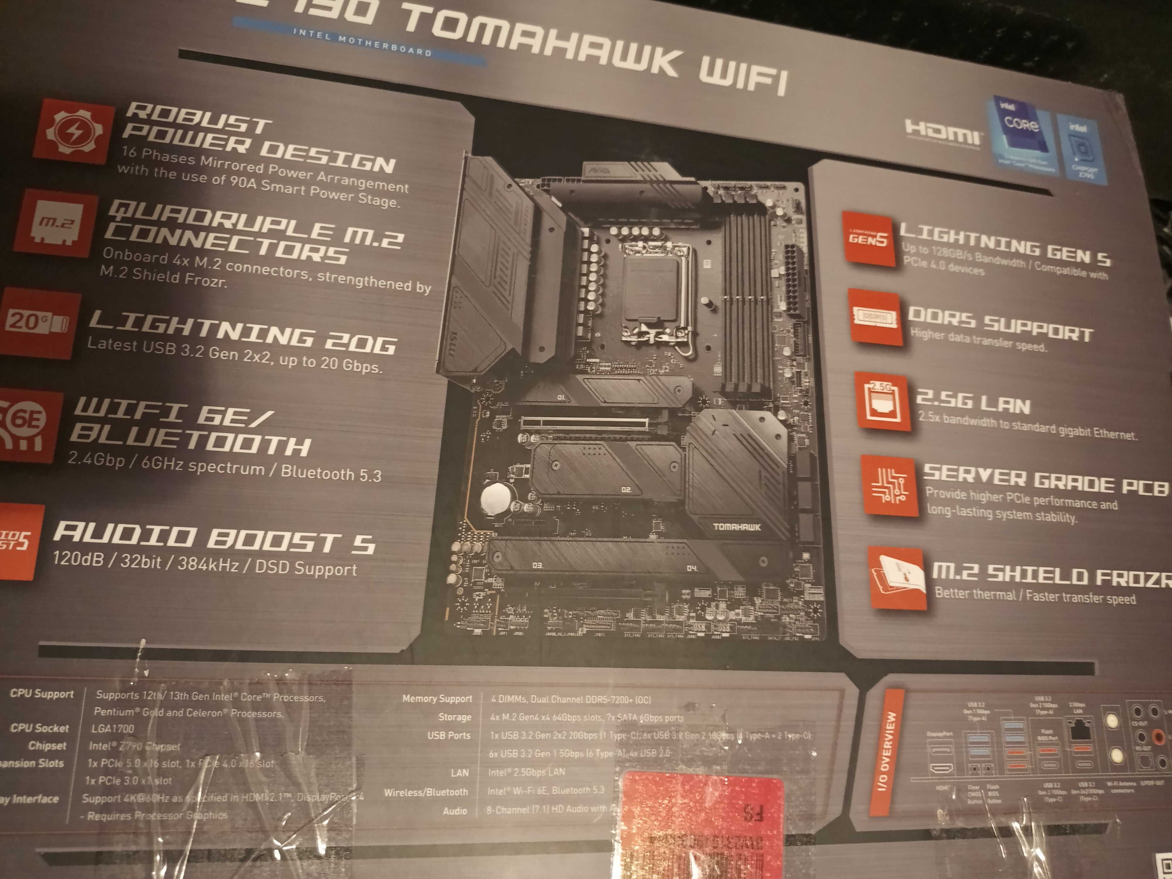 Дъно MSI MAG Z790 tomahawk WI-FI (chipset = X)