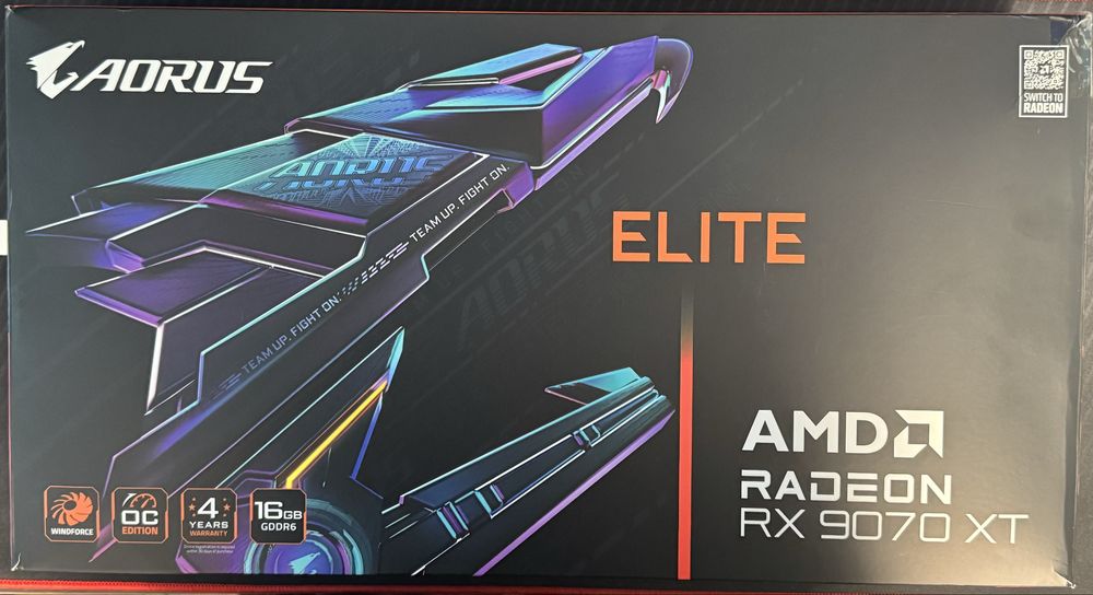 Placă video RX 9070 XT Aorus Elite