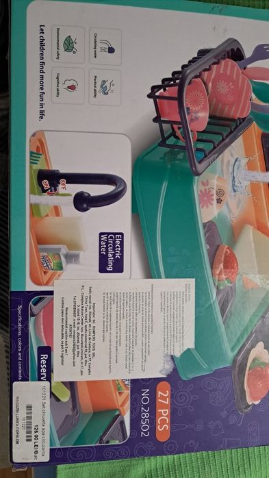 Set chiuveta bucatarie cu functie recirculare apa