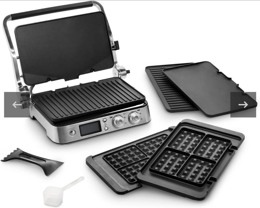 Grill delonghi cu 3 seturi de placi