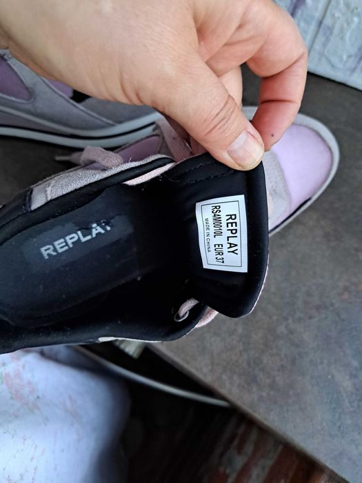 дамски обувки,кецове,маратонки,Replay номер 38,5,сникърс,платформа