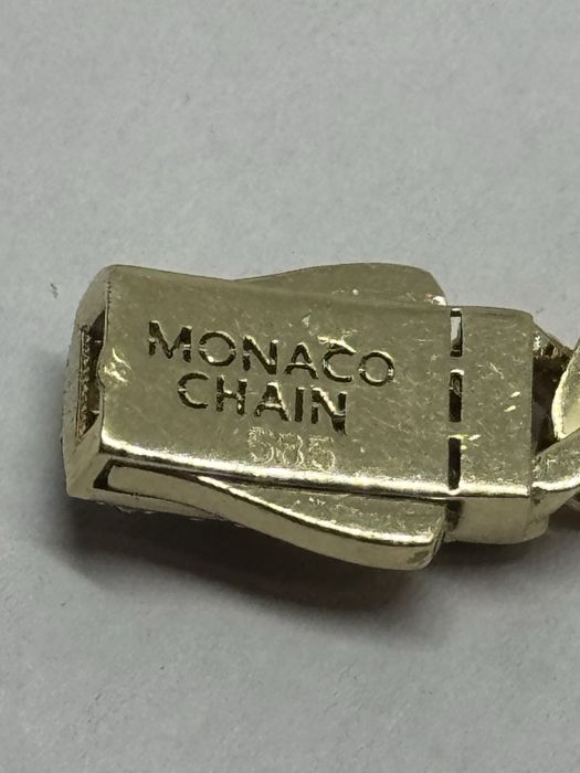 златна мъжка гривна 8.32гр 14к 585