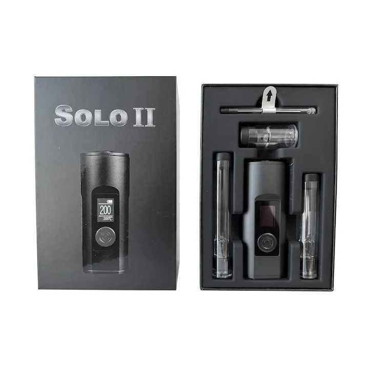 Vaporizator plante si tutun, Arizer  ultra portabil,Negru in garantie