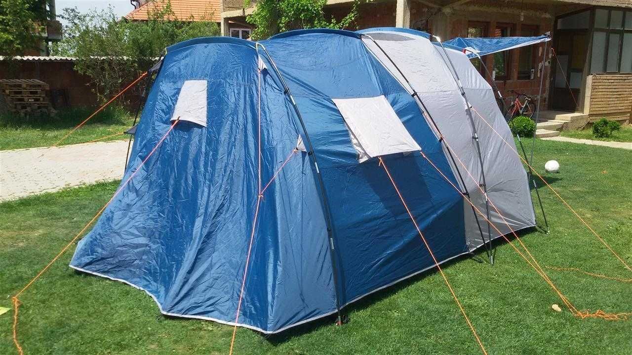 kit Cort 4 persoane nou  mare  cu camera inclusa  si  bete fibra nou