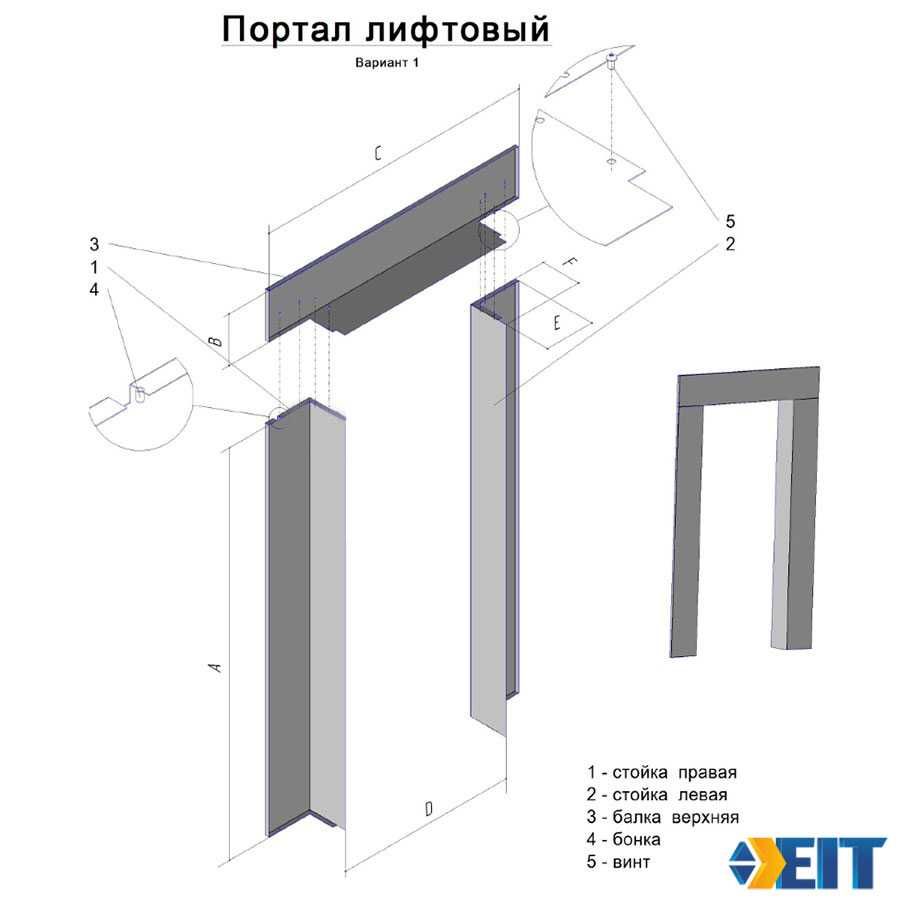 Лифтовые порталы обрамления  для лифтов, Монтаж и Изготовления