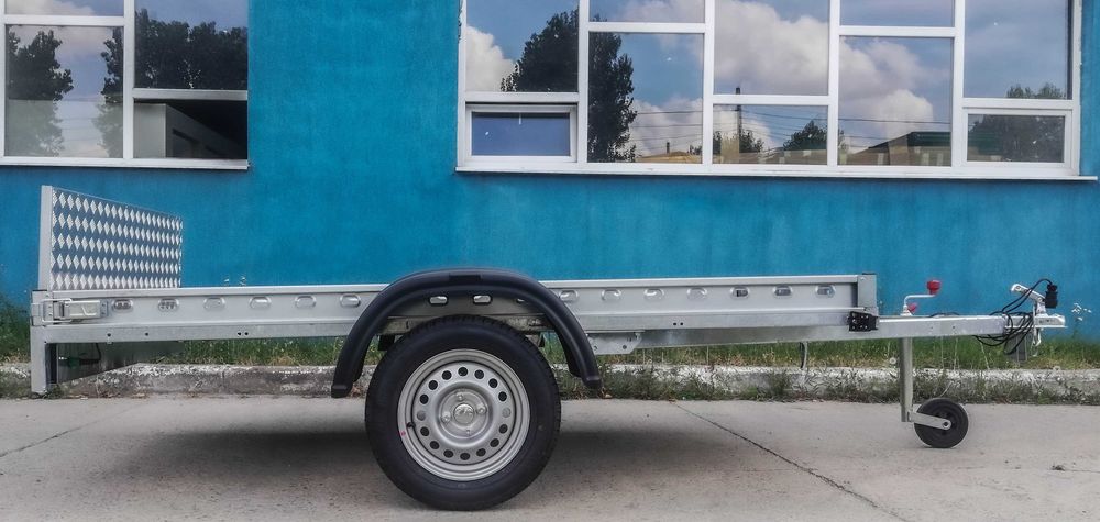 Remorca auto dublu ax 750 kg, remorca repo apicola ATV, carte RAR