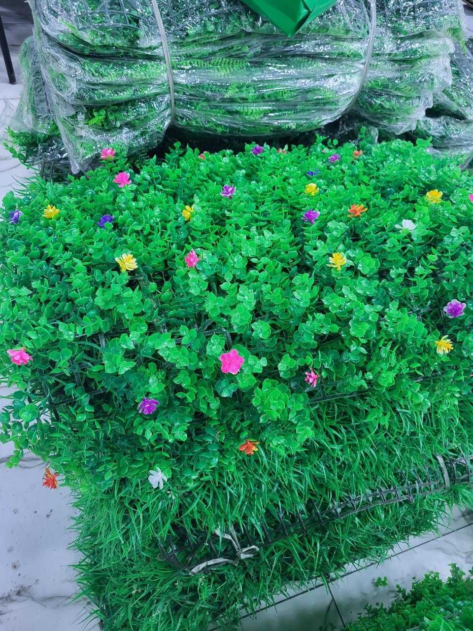 Green decor Bukhara    Искусственное озеленение suniy gul decorlar
