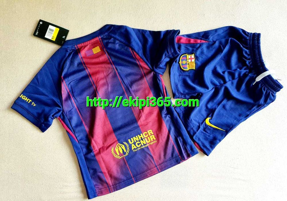 Барселона титулярен детски футболен екип 2025/26