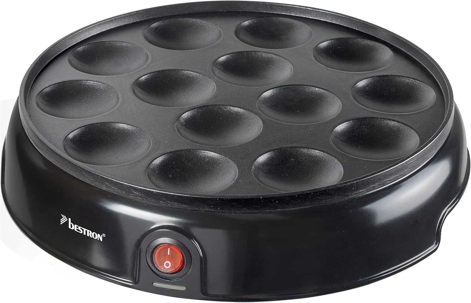 Уред за мини палачинки Bestron Poffertjes, 800W, Незалепващо покритие