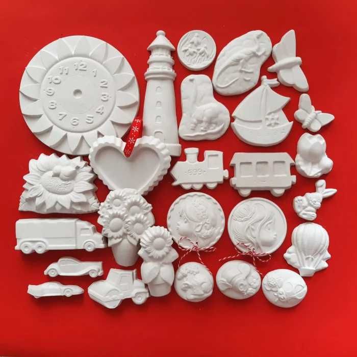 Pachet Cadou cu 25 de Figurine din Ipsos + set culori