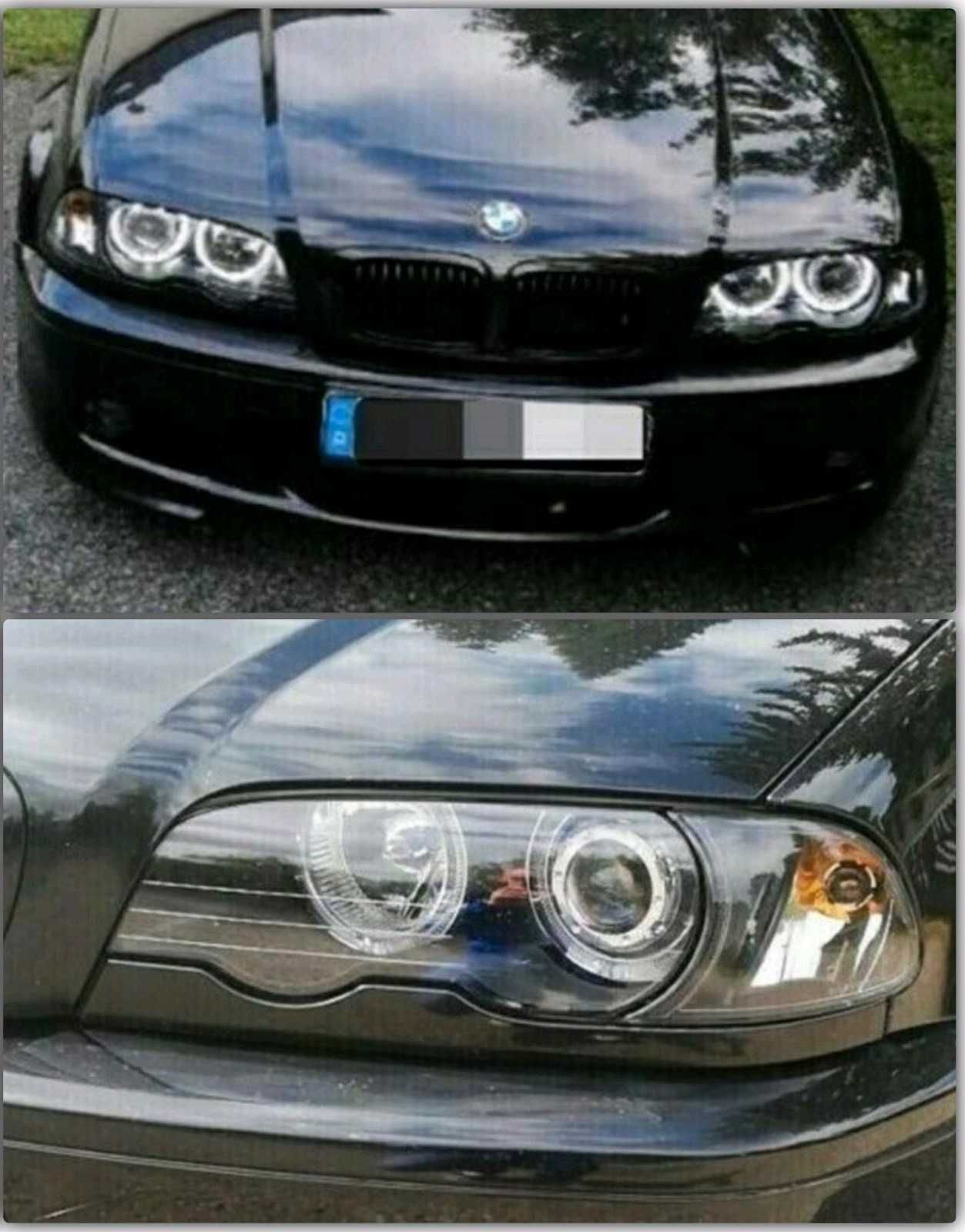 Фарове БМВ Е46 98-01 CCFL LED Angle eyes Нови тунинг BMW E46 Седан