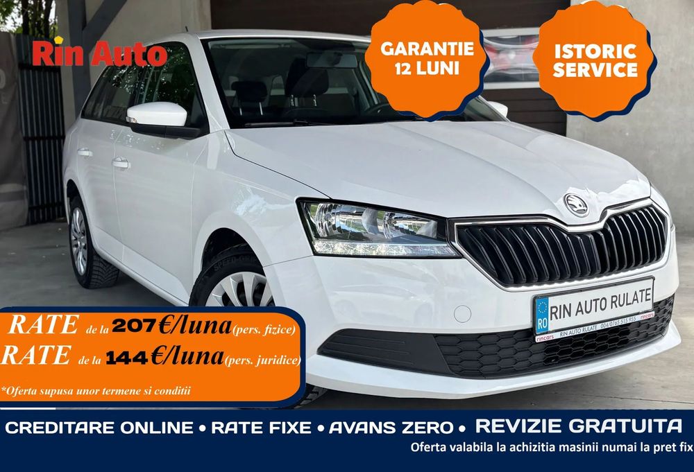 Skoda Fabia Benzina 95 CP ~ Posibilitate vanzare si in RATE ~ Credit Leasing TVA