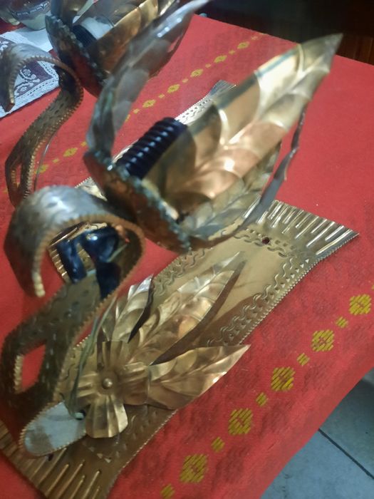 Ръчно кован меден аплик,аплици