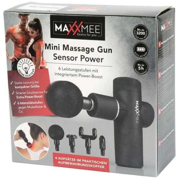 MAXXMEE Масажор Massage Gun, 6 нива, Германия