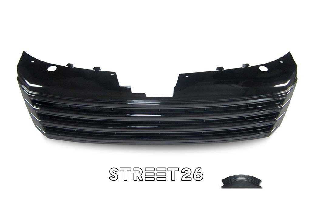 Grila Centrala VW Passat B7 3C (2010-2014) Negru Lucios