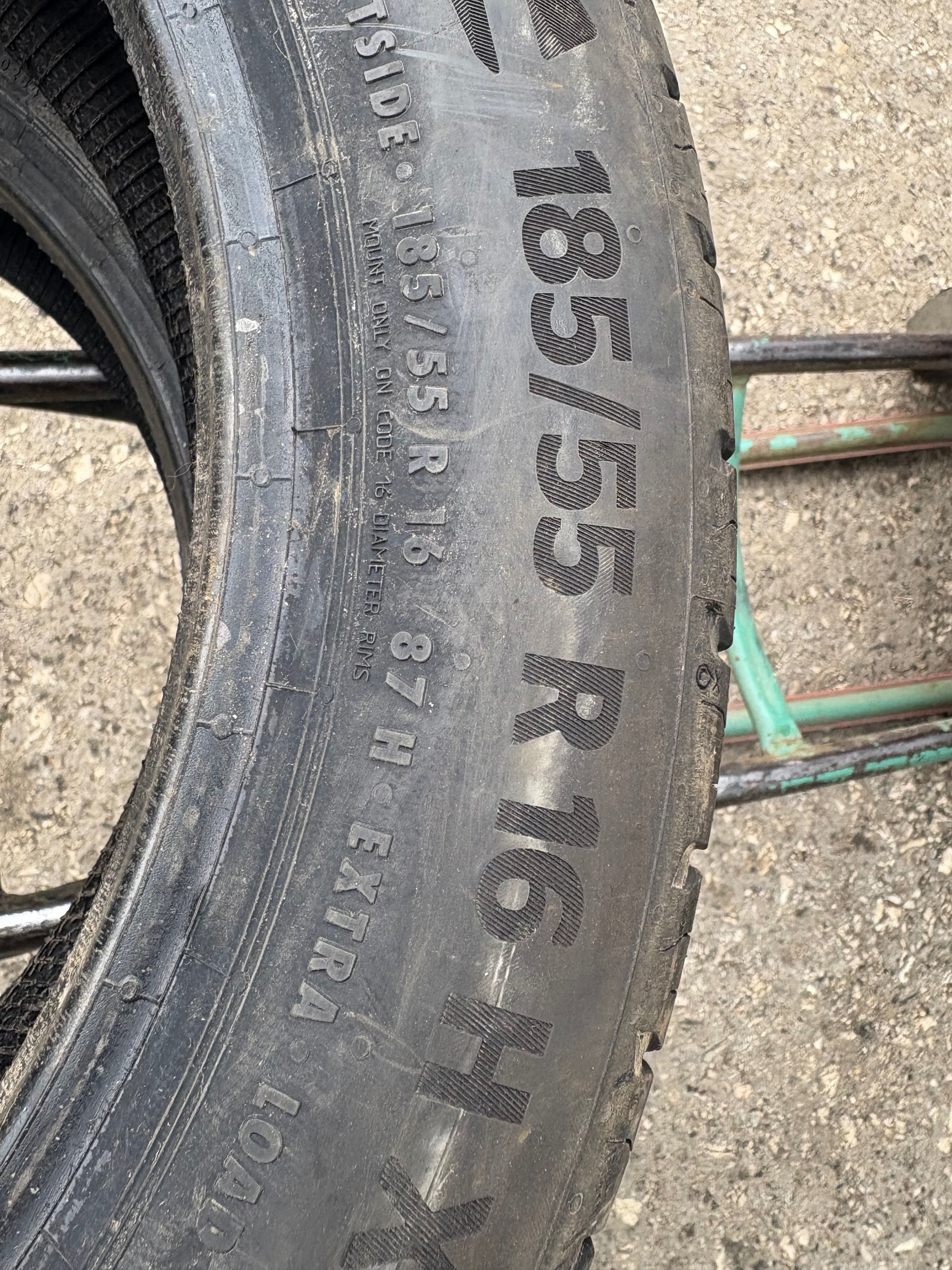 185/55 r16 de vara 4 buc noi Continental