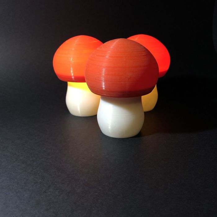 Mushroom lamp lampa de veghe