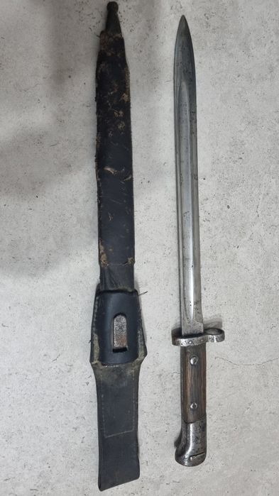 Baioneta Cehă cutit militar război ČSZ U D 5550 pusca arma VZ-24