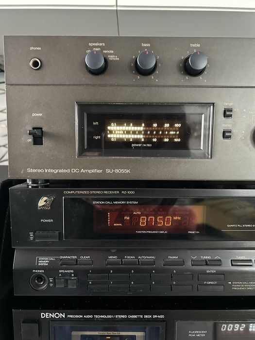 Technics, Sansui, Sony, Denon, Bose