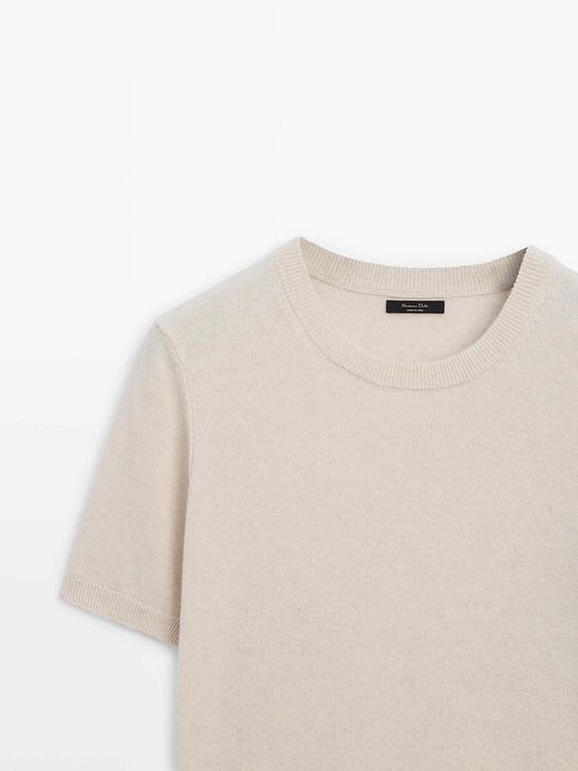 Pulover Massimo Dutti cu maneci scurte