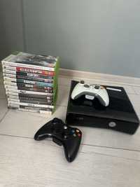 Xbox 360, 2 controlere si 14 jocuri