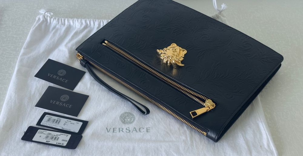 Clutch/borseta Versace Medusa Originală NOUĂ