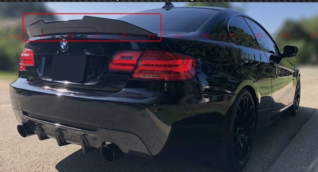 Eleron lip codita spoiler portbagaj BMW Seria 3 E92 E93 M3 aspect PSM