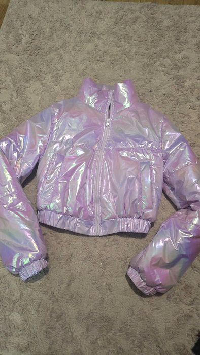 Късо лилаво яке ново