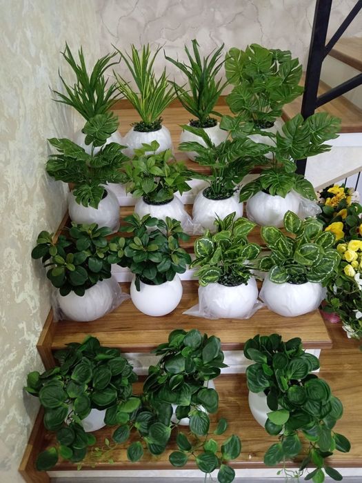 Суний гуллар ва дарахтлар олами искусственные цветы и деревья