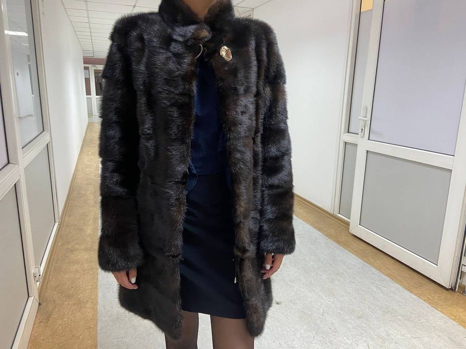Норковая шуба-трансформер, отличное состояние