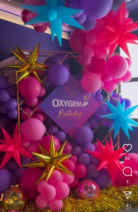 Оформление шарами любого праздника.