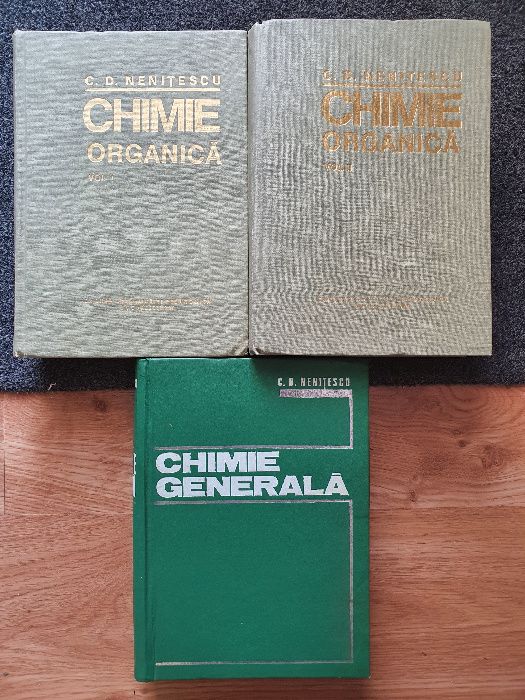 Chimie ORGANICA (2 volume) + Chimie GENERALA - Nenitescu