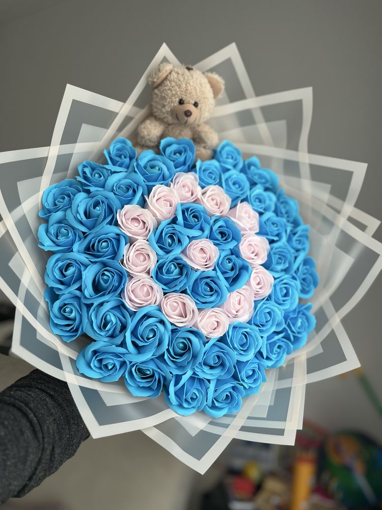 Buchete de flori din sapun personalizate
