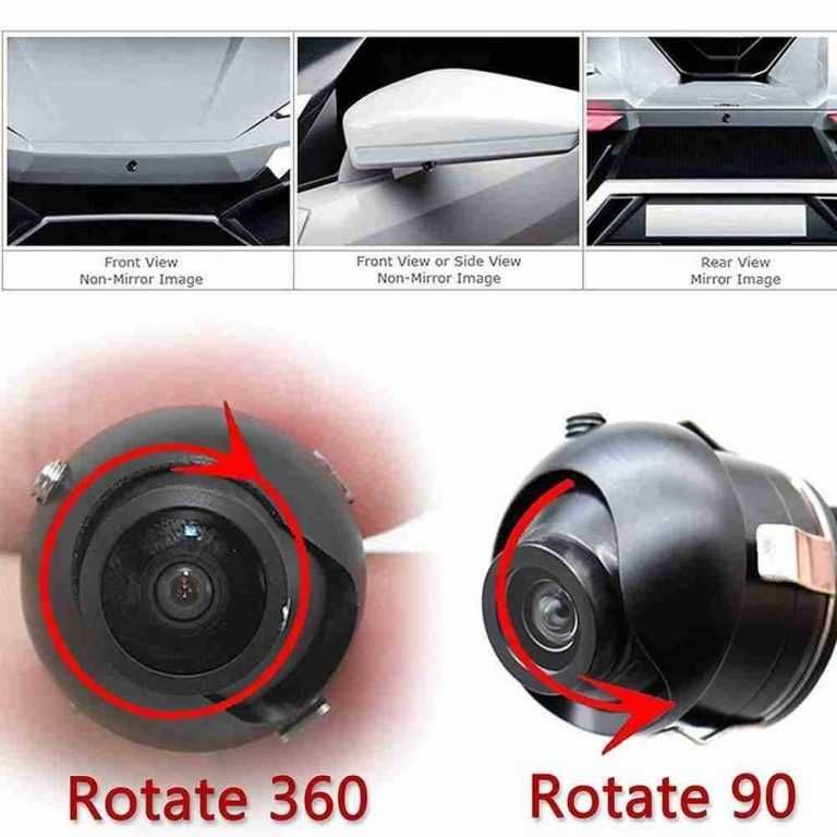 Mini camera HD universala obiectiv rotativ 360 grade panoramica