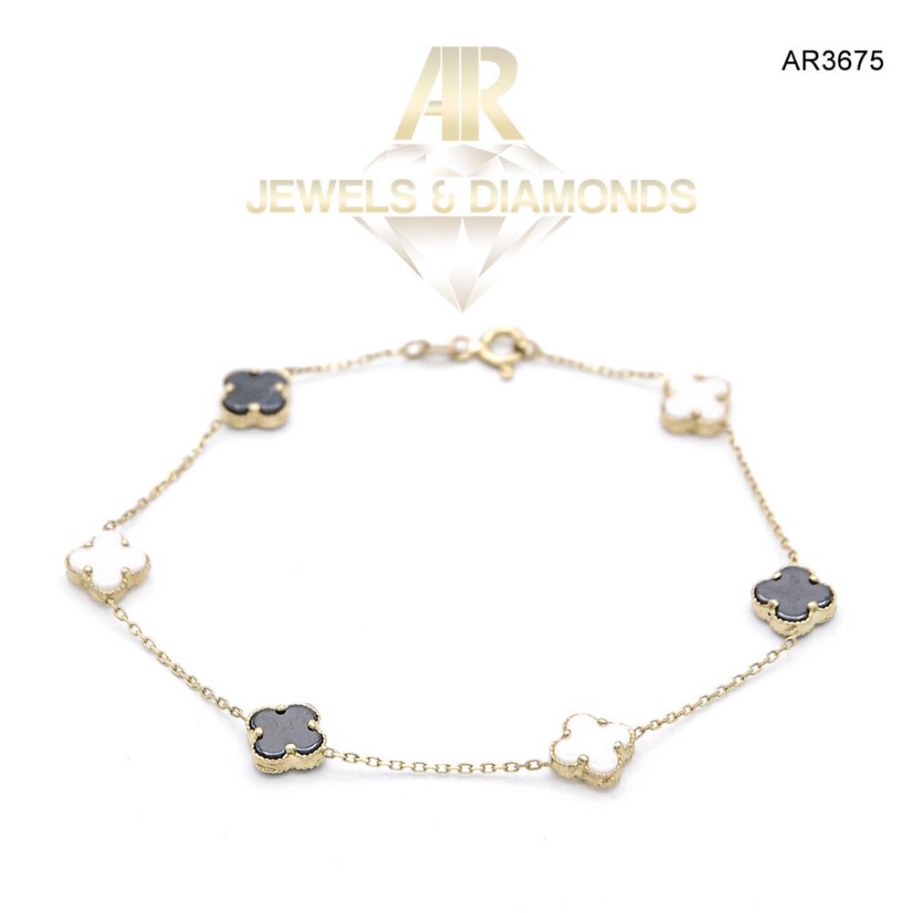 Lantisor Aur 14K model deosebit ARJEWELS(AR3676)