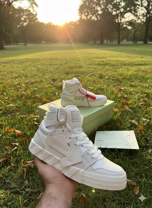 Adidasi OFF White Court 3.0 - Adidasi Piele Naturala - Premium