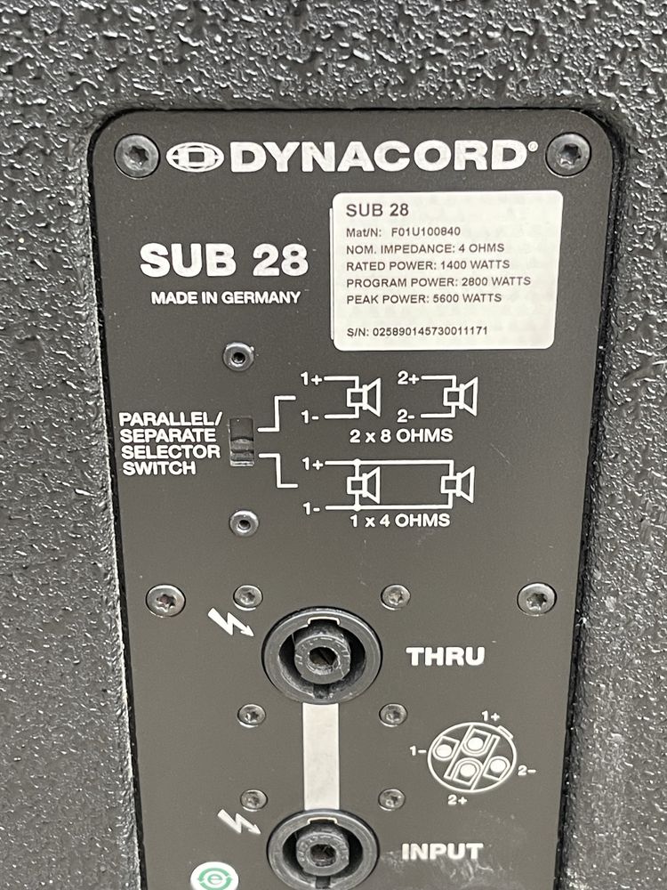 Dynacord Sub28 (xa ,dynacord ,cobra 1400w)CALITATE SI CANTITATE !