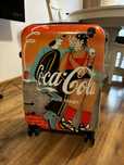 Troler calatorie Coca-Cola cu accesorii