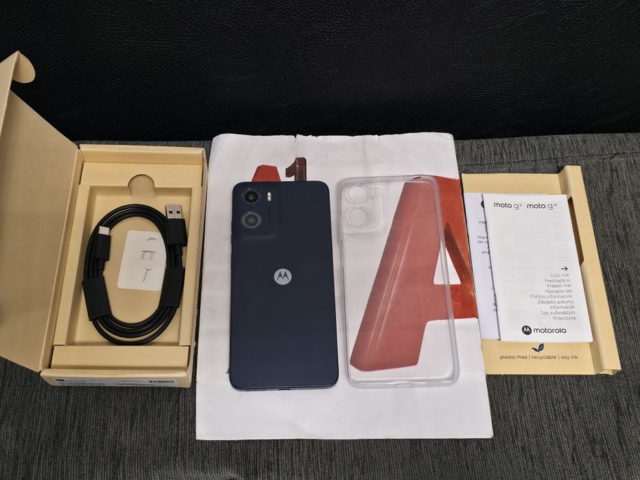 ЧИСТО НОВ 64GB Motorola g05 A1 Гаранция 2027г. Blue